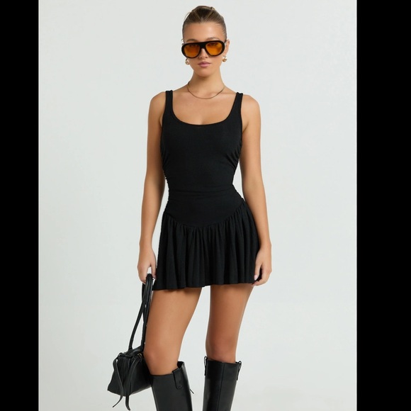 Lioness Elegant Black Sleeveless Mini Dress - Picture 8 of 8